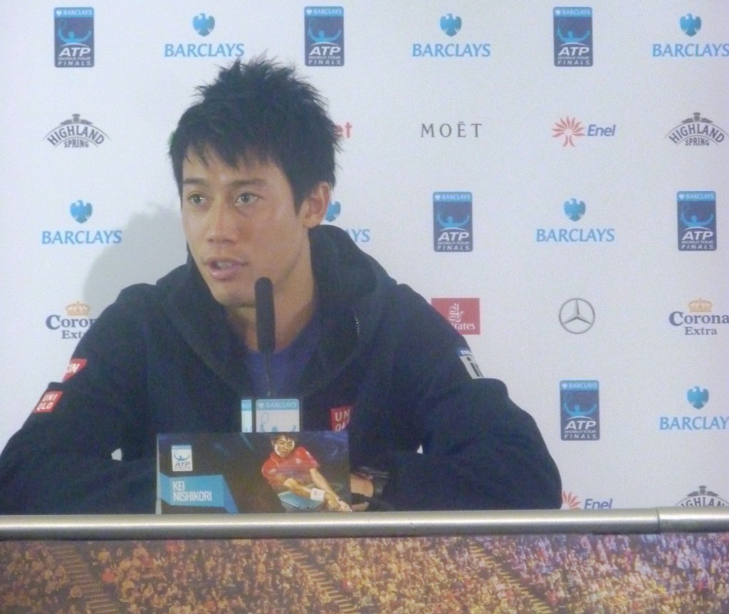 Nishikori press