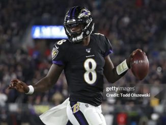 Lamar Jackson of the Baltimore Ravens