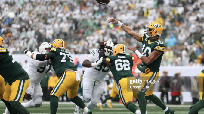 Jordan Love of the Green Bay Packers